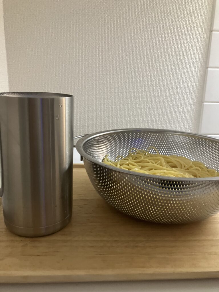 弓削シェフ　なめこを使ったきのこのクリームパスタ